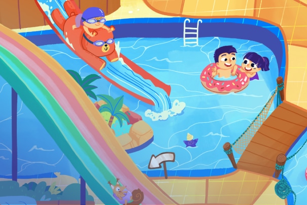 Waterpark. When we notice how someone else feels.
